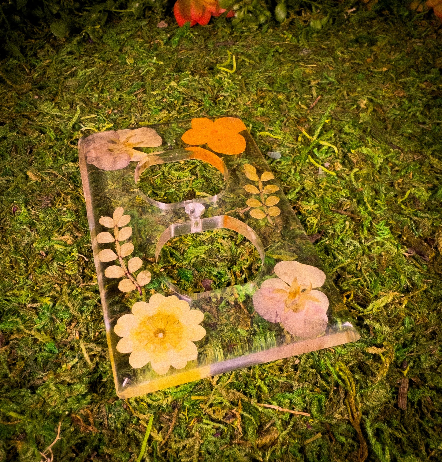 "Clearly Flowers" Outlet Cover