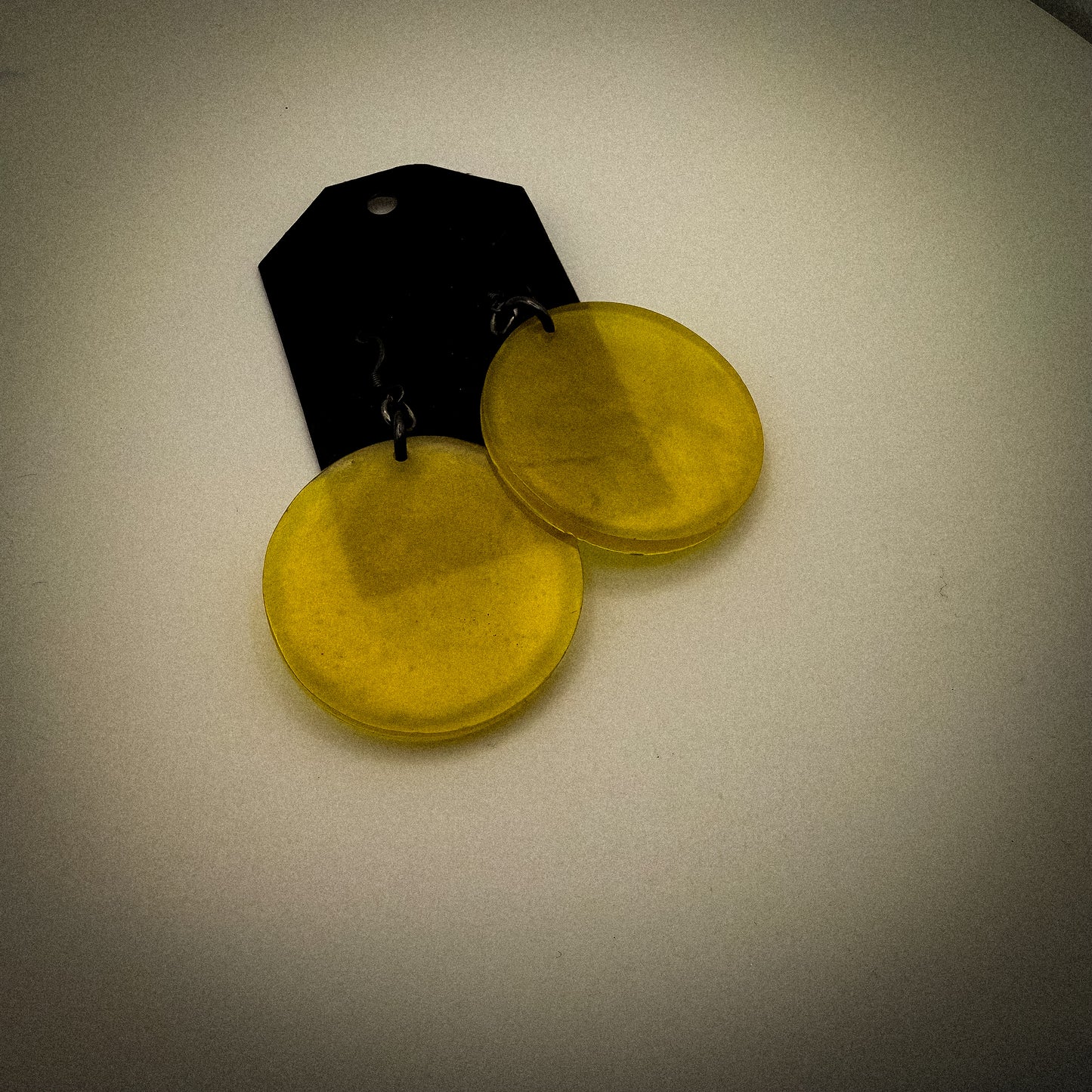 Yellow Disco Earrings