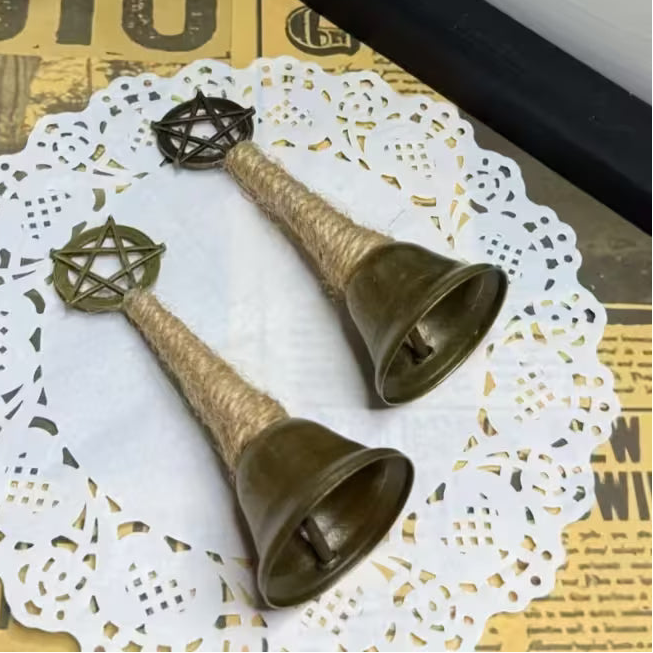 Brass Pentacle Alter Bell
