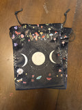 Moon phase tarot bag