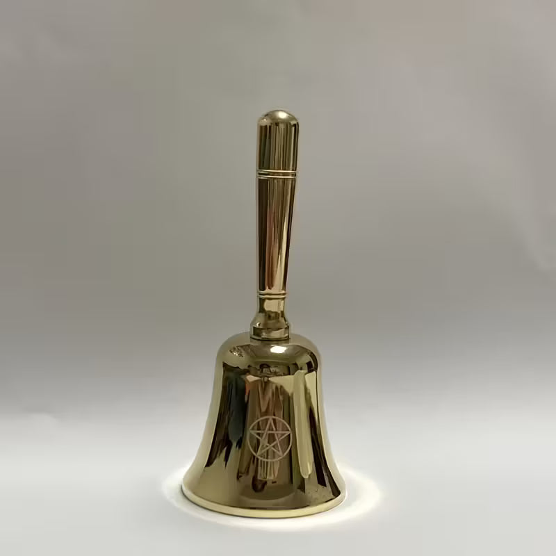 Gold Pentagram Alter Bell