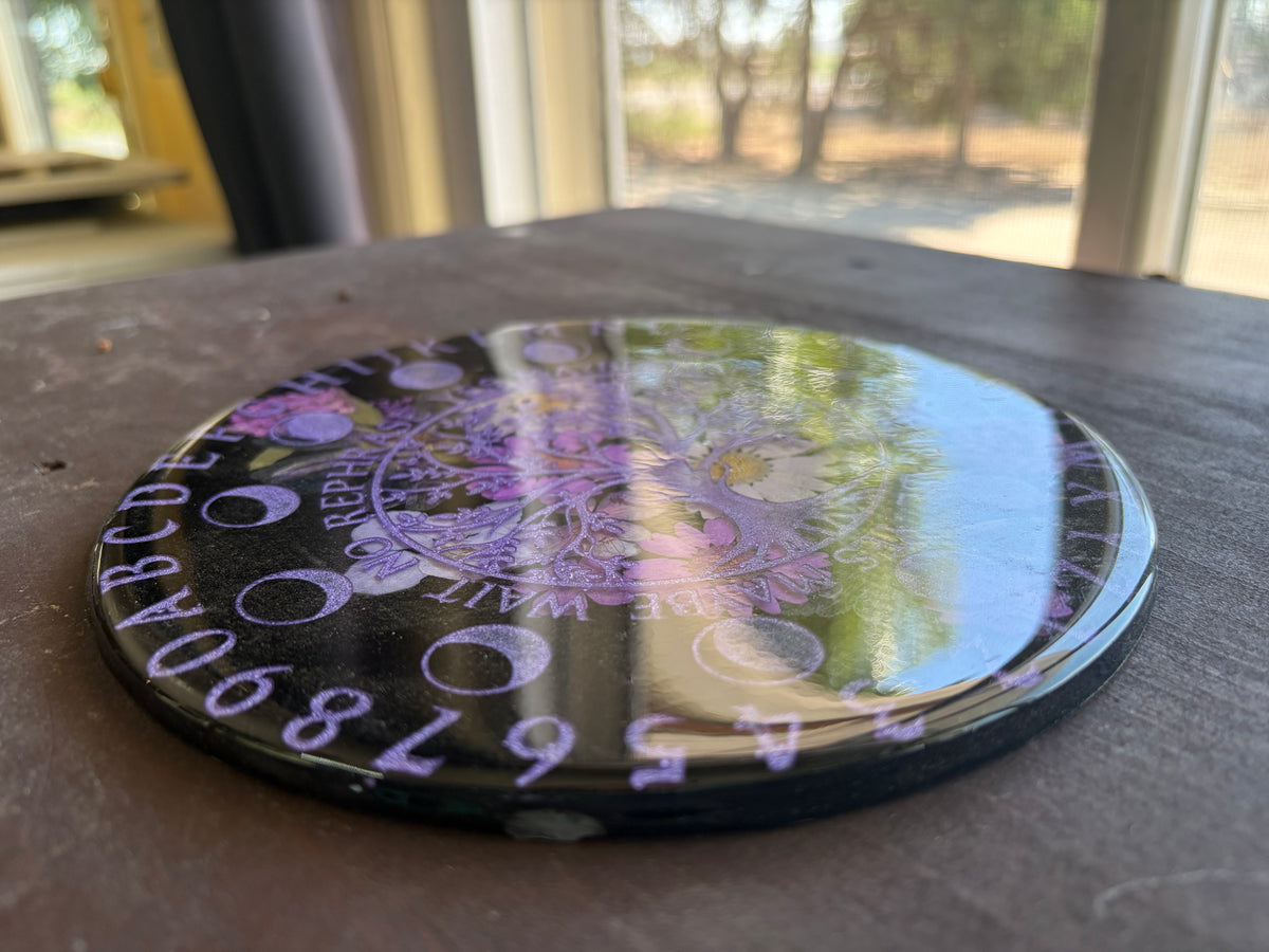 Purple Flower Pendulum Board