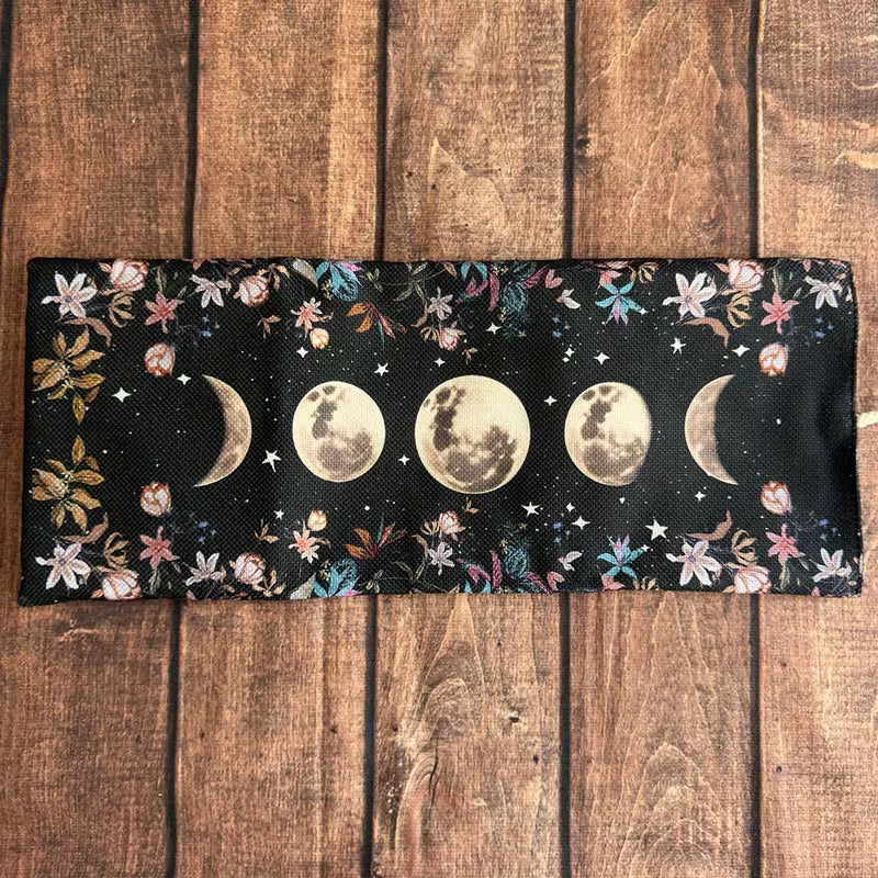 Lunar Phase Tarot Card Storage Pouch