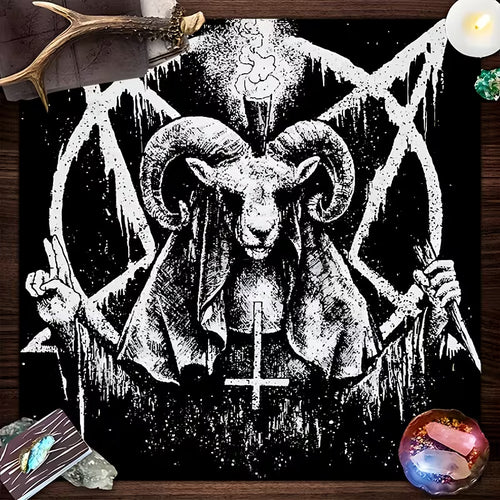 Baphomet Pentagram Alter Cloth