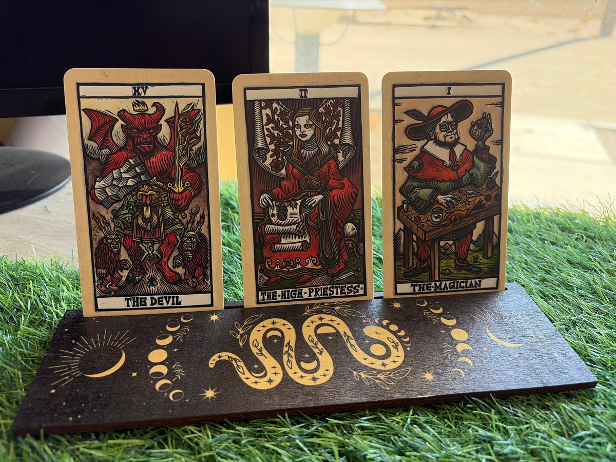 3 Card Holder - Snake