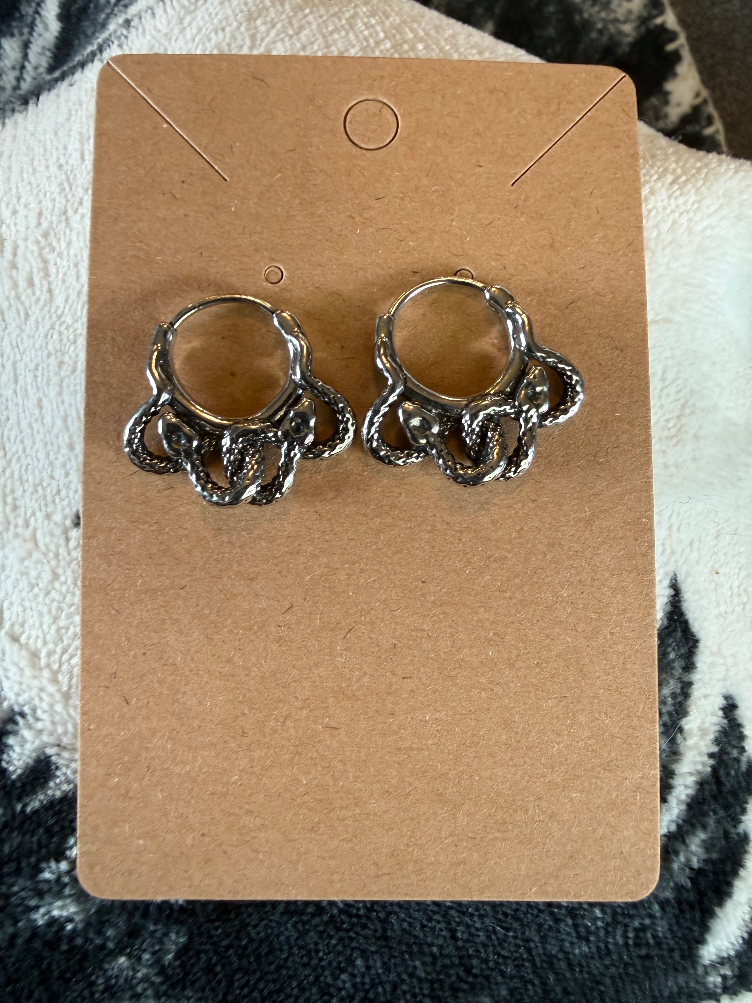 Dangling Octopus Earrings