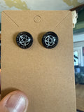 Pentacle Stud Earrings