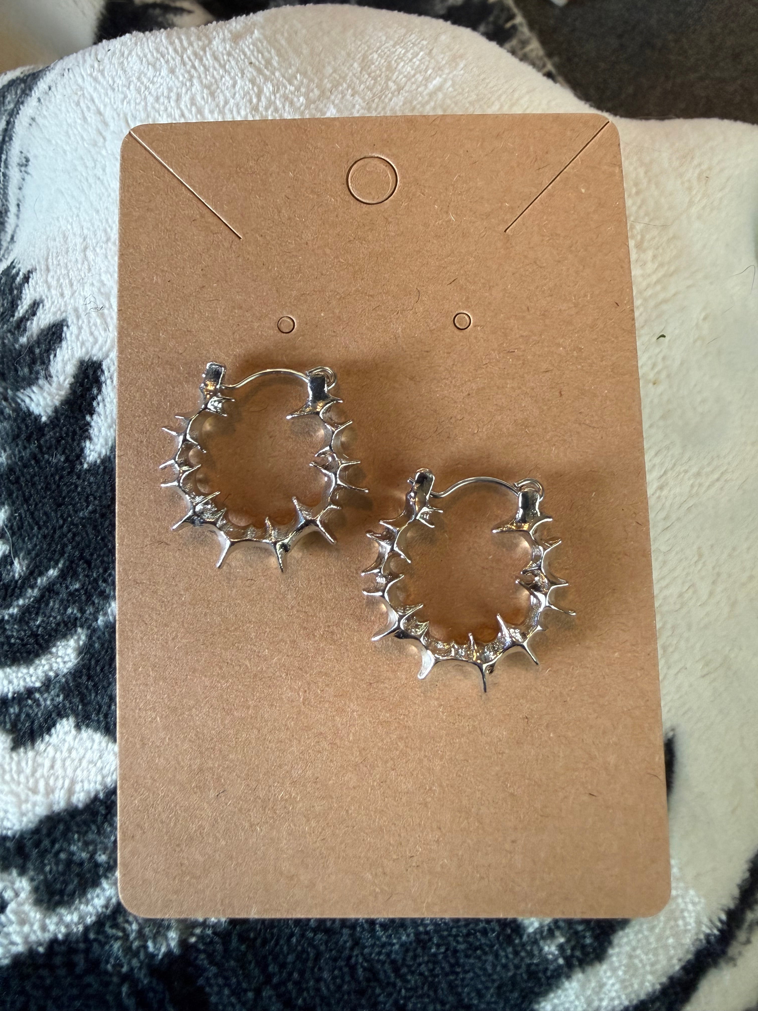 Dangling Spike Earrings