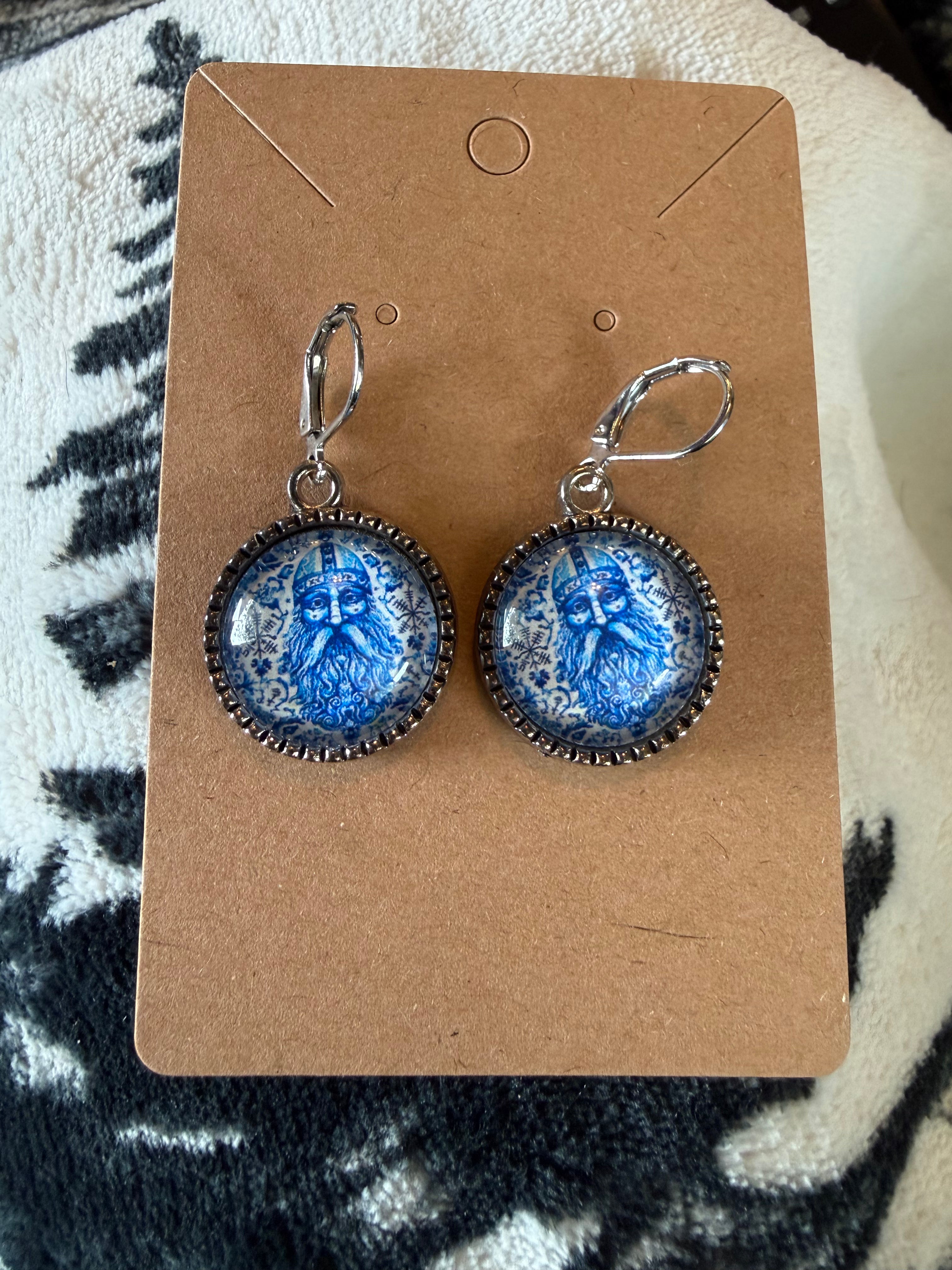 Norse Man Dangling Earrings