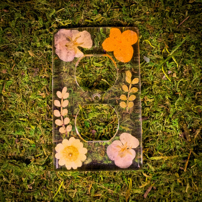 "Clearly Flowers" Outlet Cover