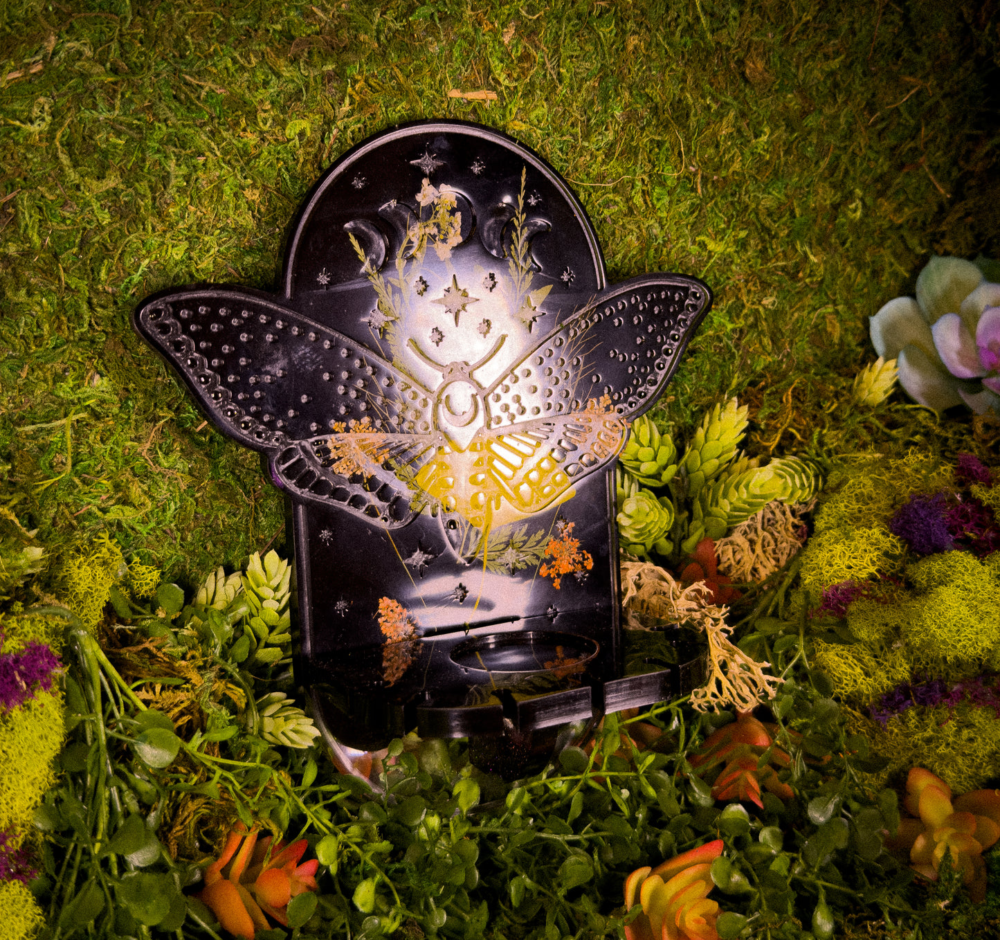 Moth Candle Wall Hanger