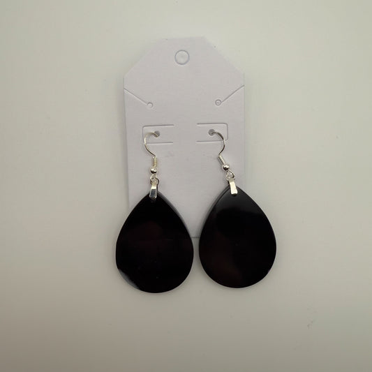 Black Drip Earrings