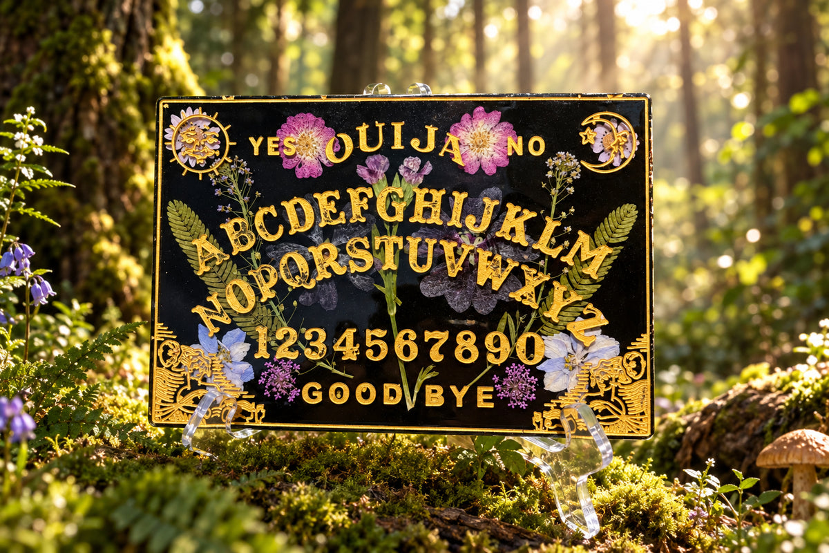 Black and Gold Botanical Spirit Board