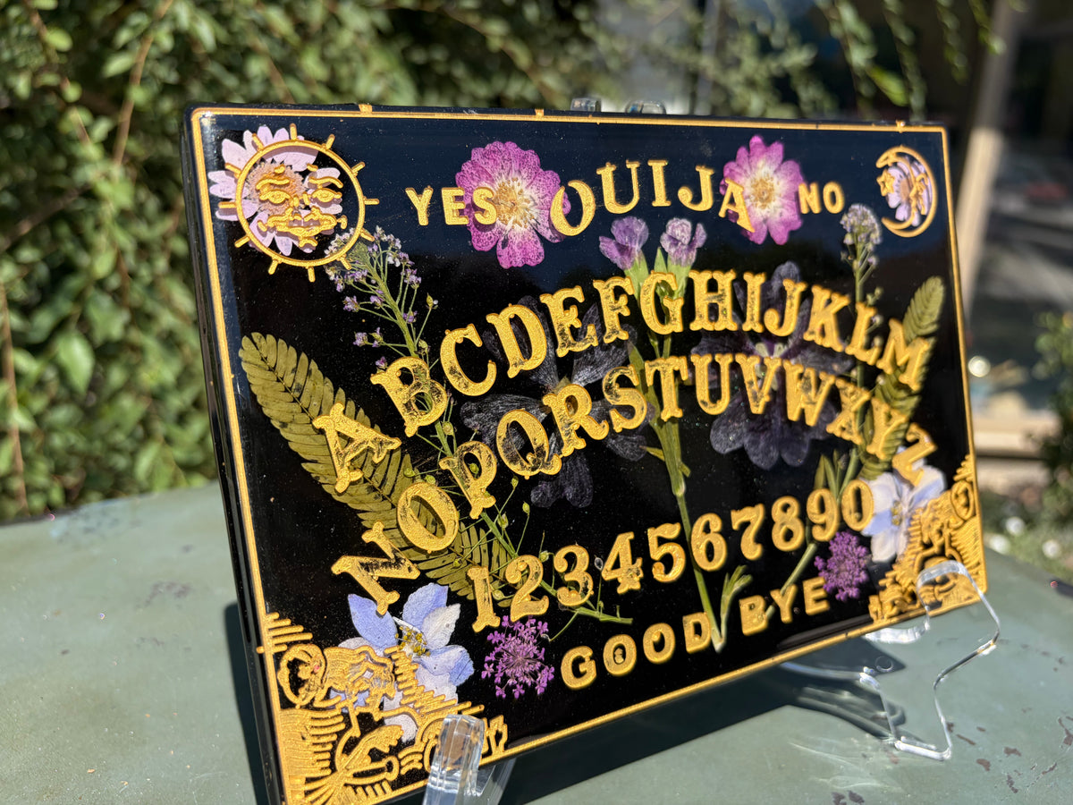 Black and Gold Botanical Spirit Board
