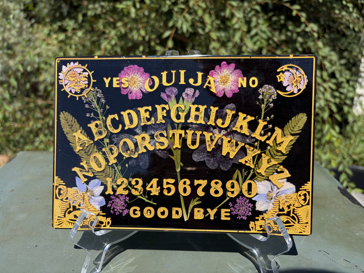 Black and Gold Botanical Spirit Board