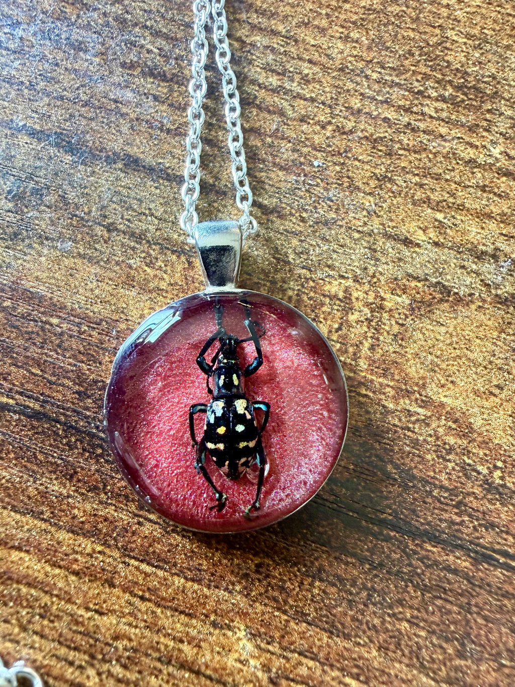 Weebl Beetle Pendant Necklace