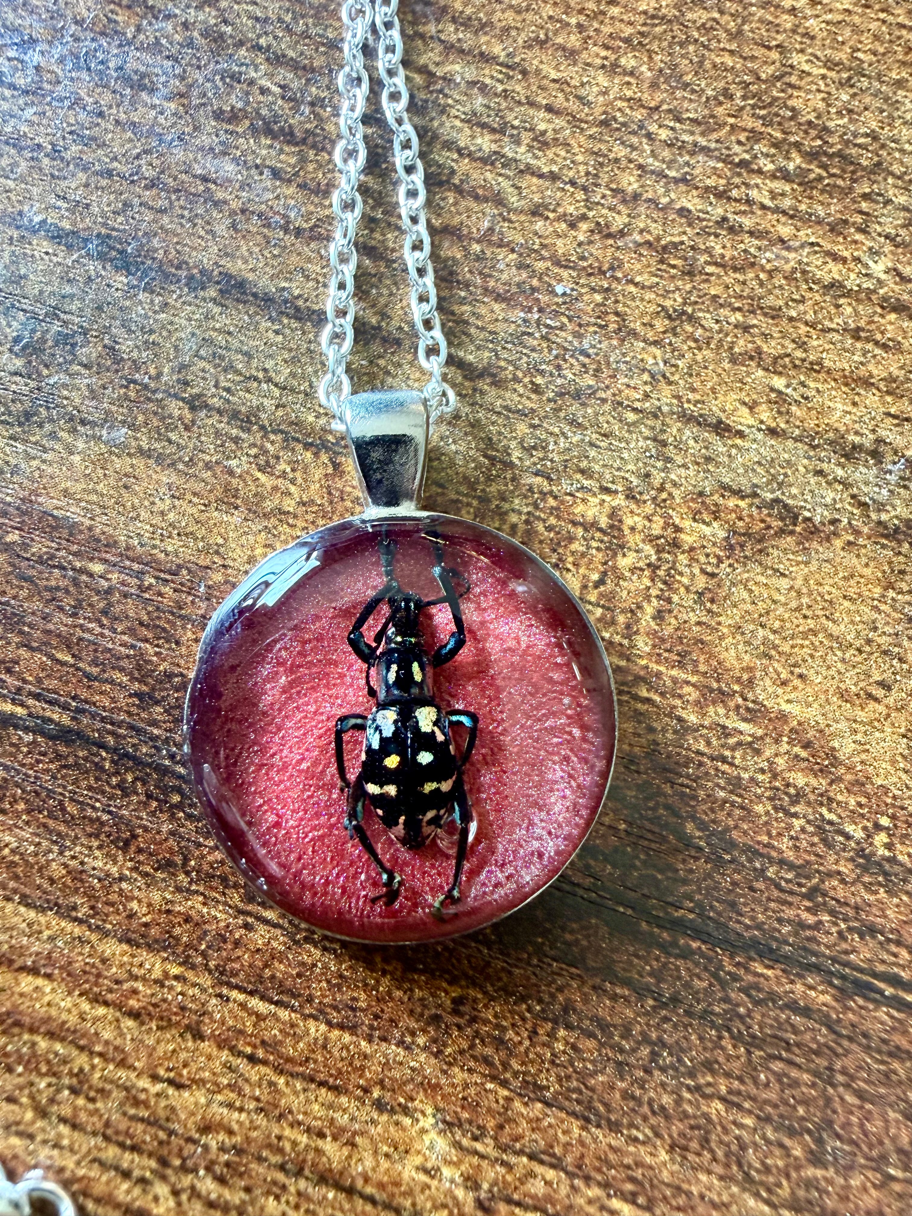 Weebl Beetle Pendant Necklace