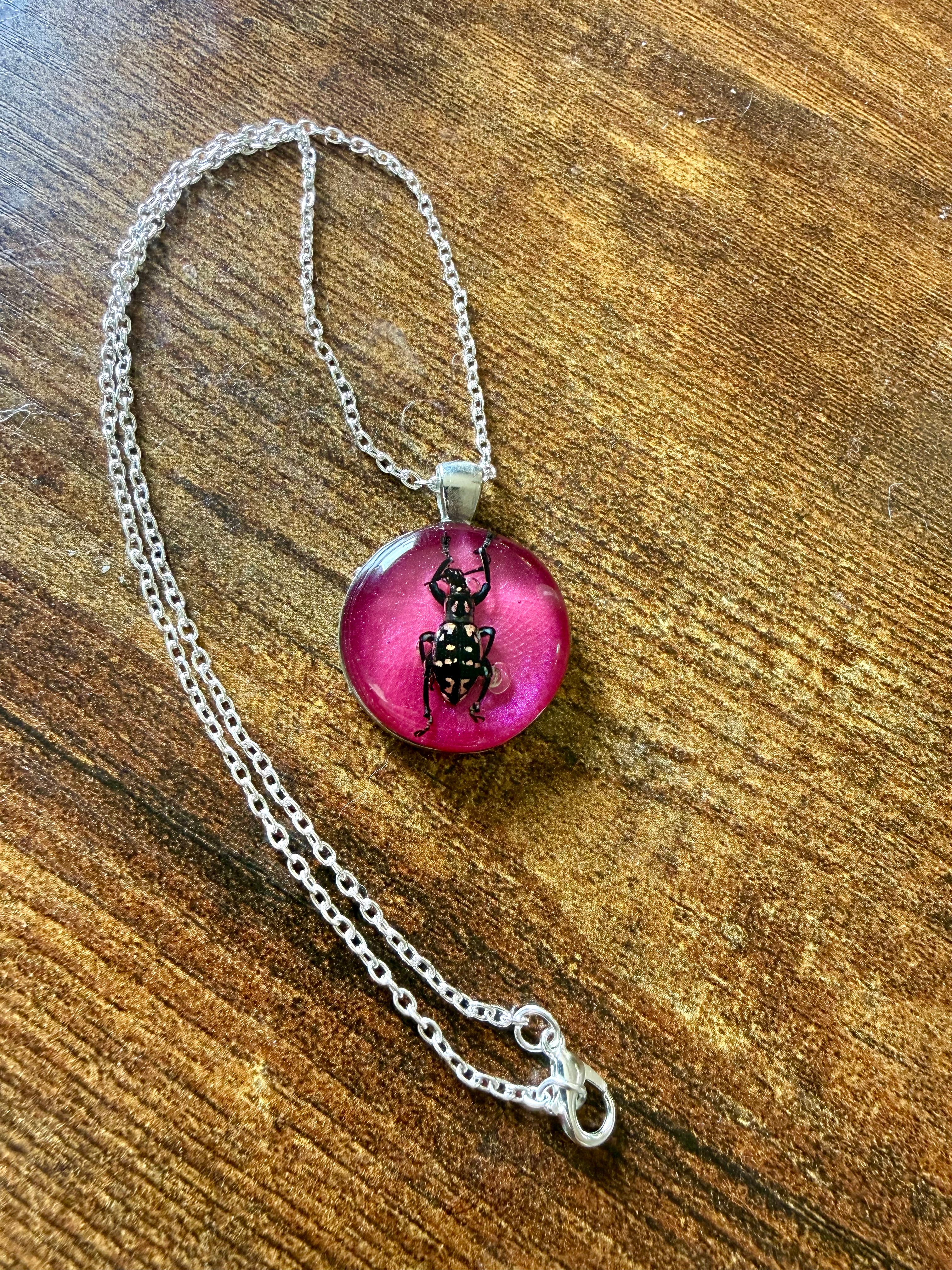 Weebl Beetle Pendant Necklace