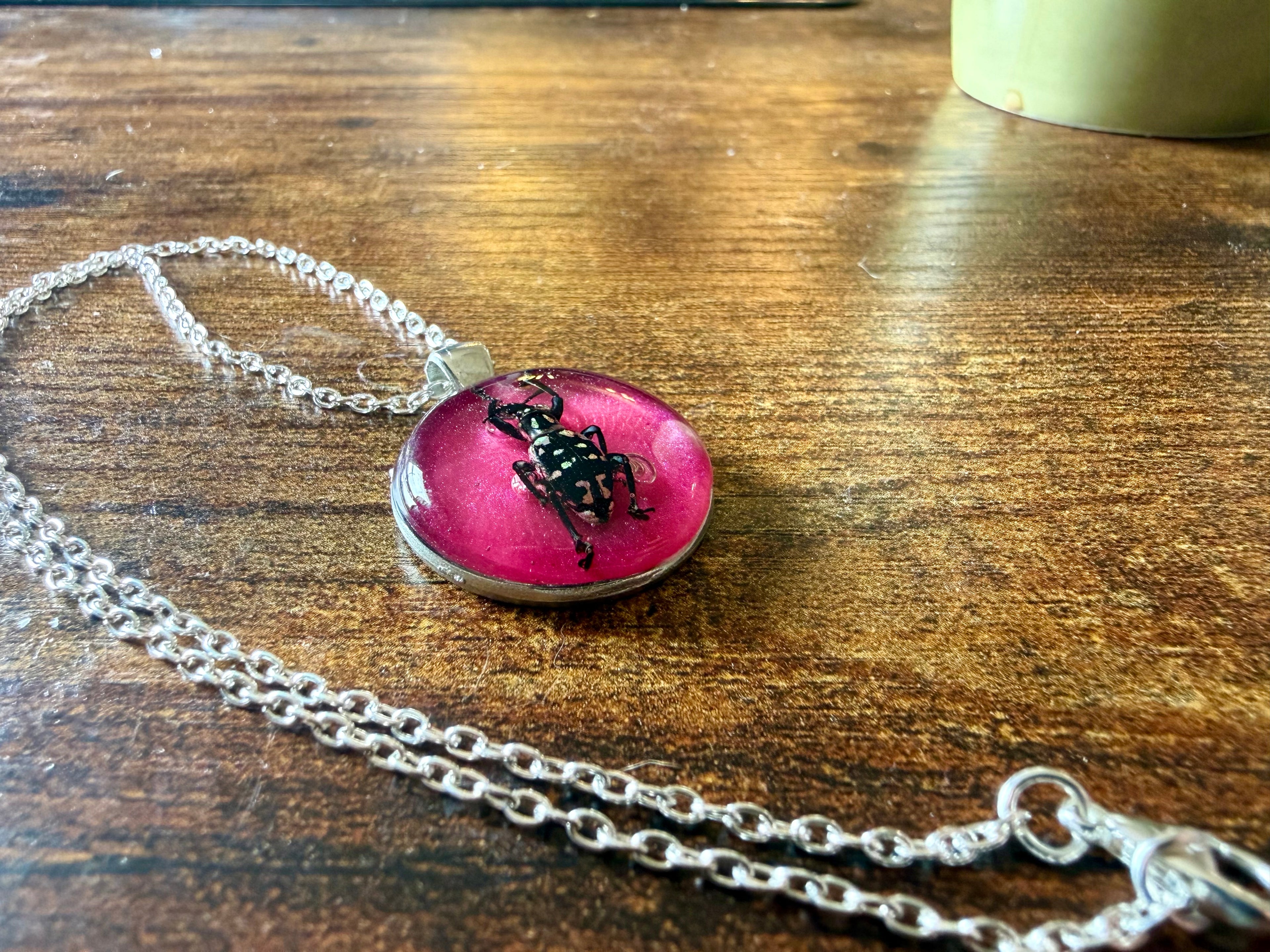 Weebl Beetle Pendant Necklace