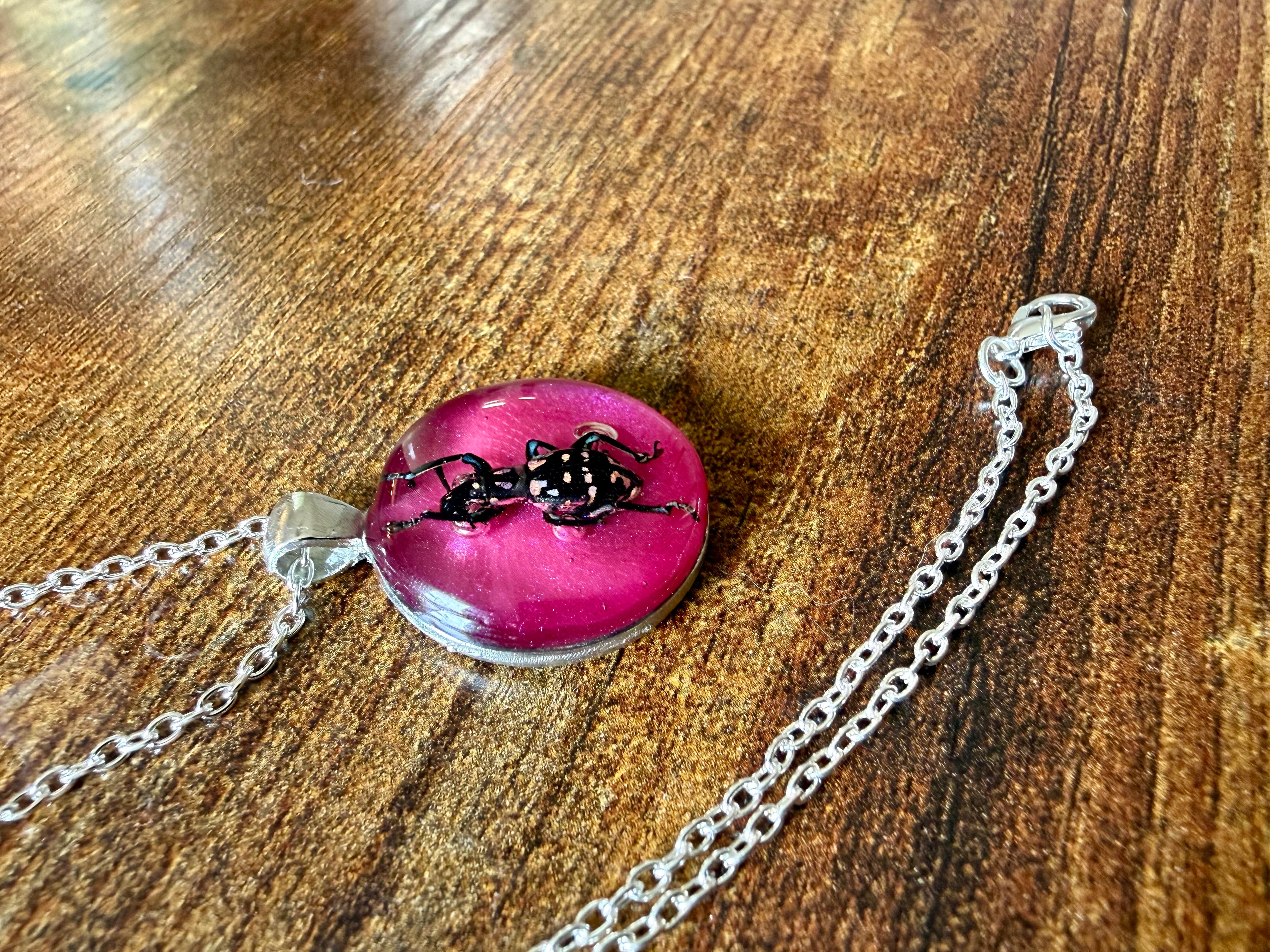 Weebl Beetle Pendant Necklace
