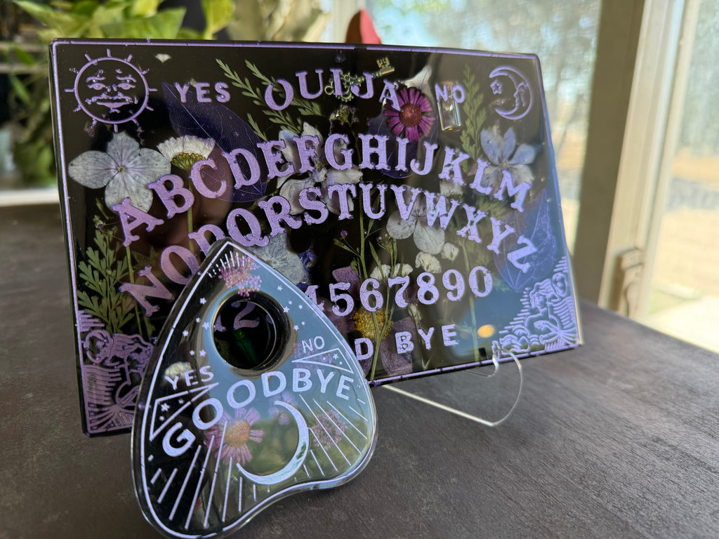 Jeweled Beetle and Lapis Gem Ouija Board & Planchette Set