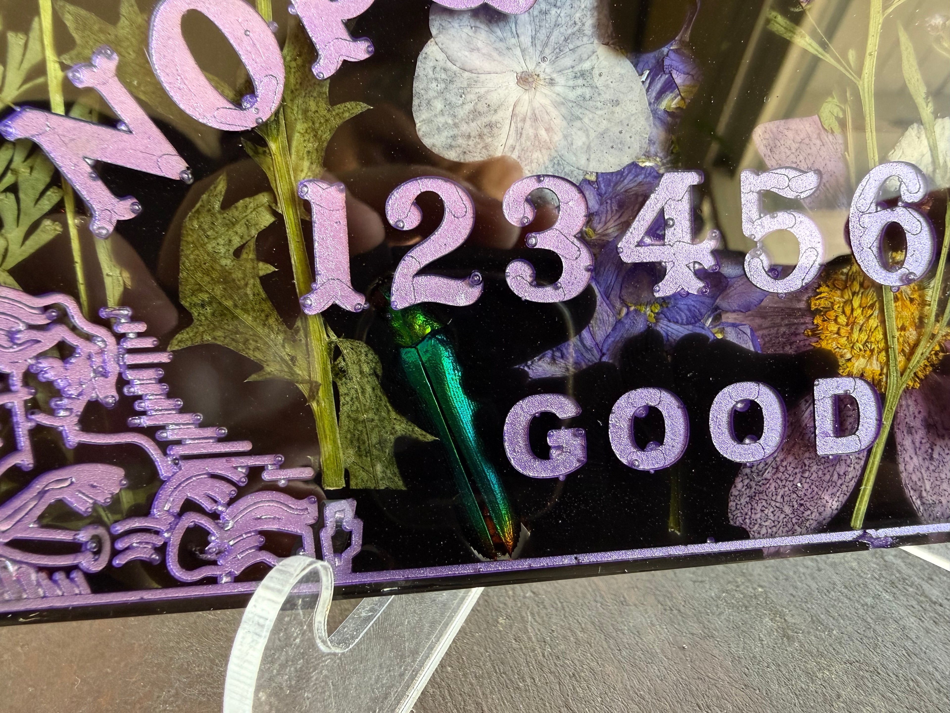Jeweled Beetle and Lapis Gem Ouija Board & Planchette Set