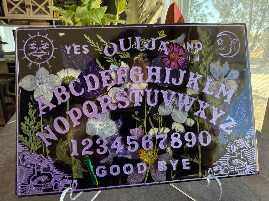 Jeweled Beetle and Lapis Gem Ouija Board & Planchette Set