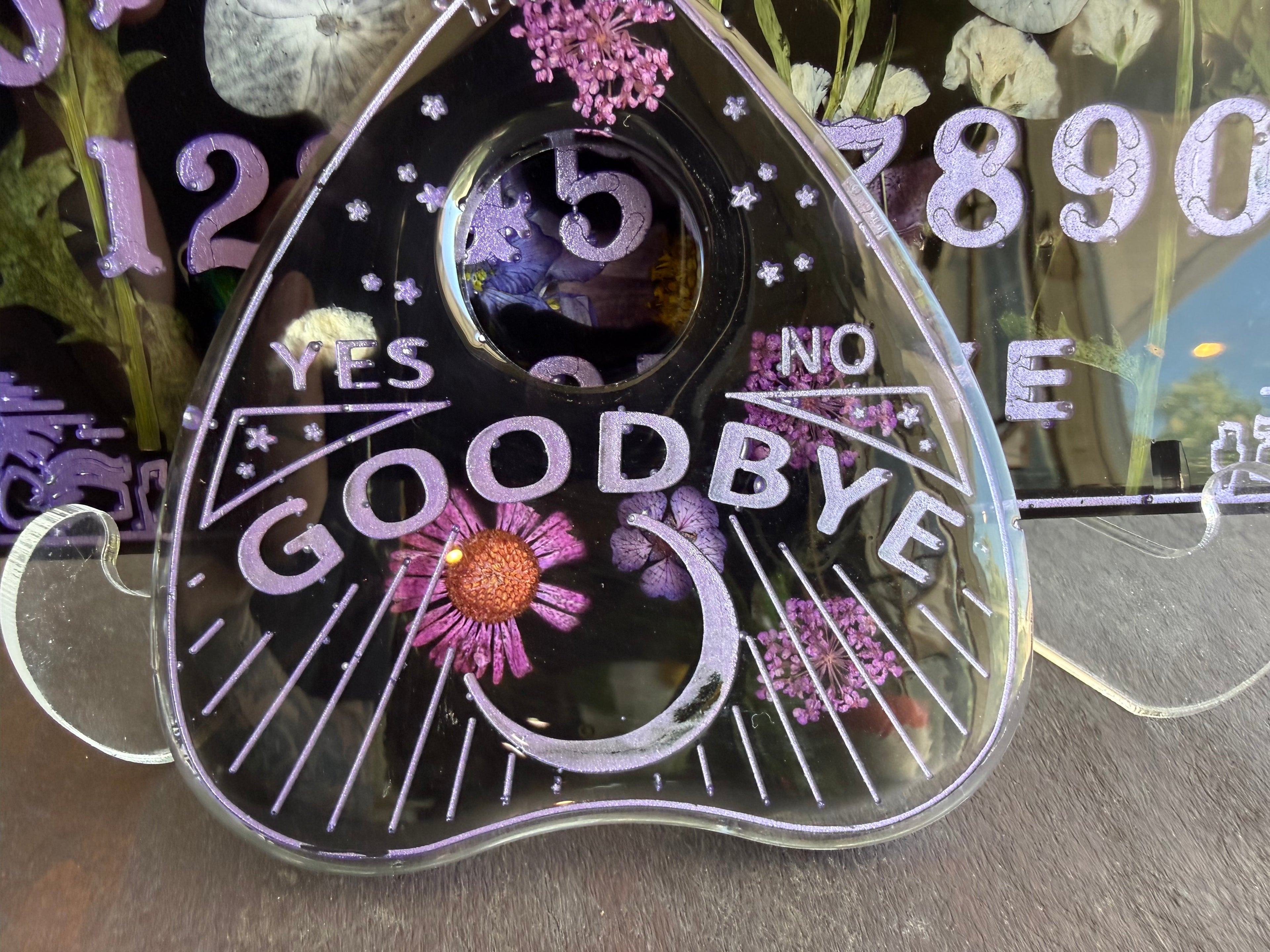 Jeweled Beetle and Lapis Gem Ouija Board & Planchette Set
