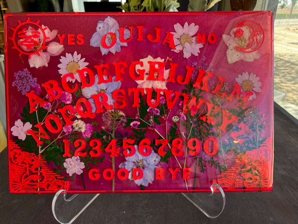 Hot Pink Botanical Ouija Board & Planchette Set