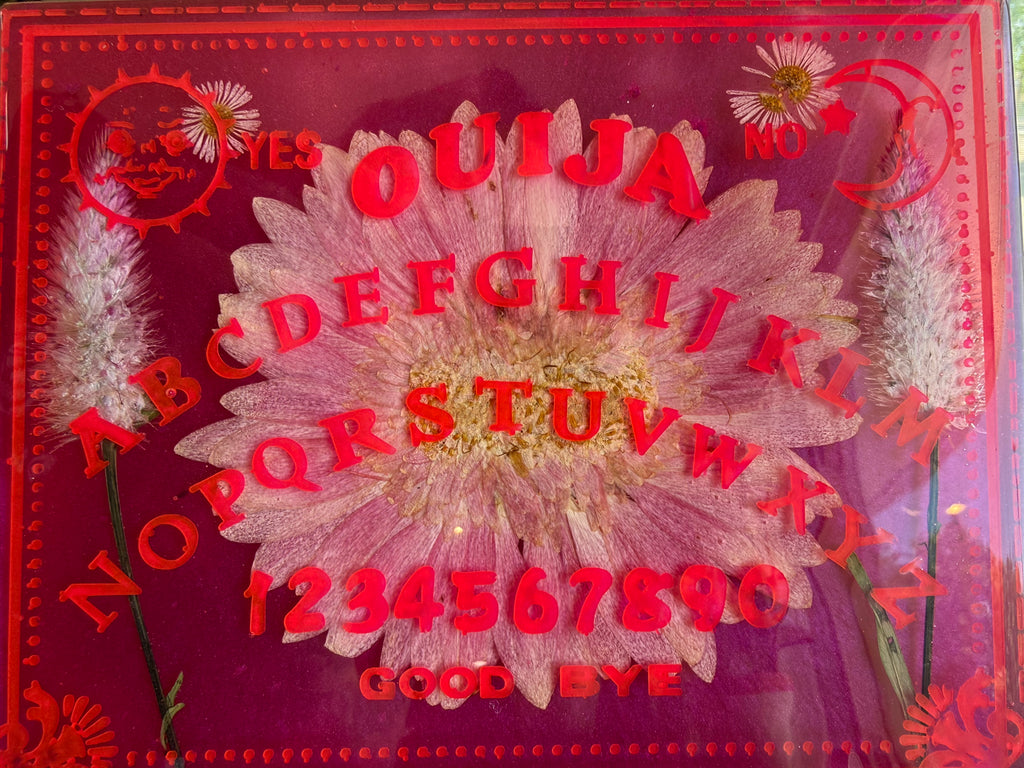 Hot Pink Botanical Ouija Board & Planchette Set