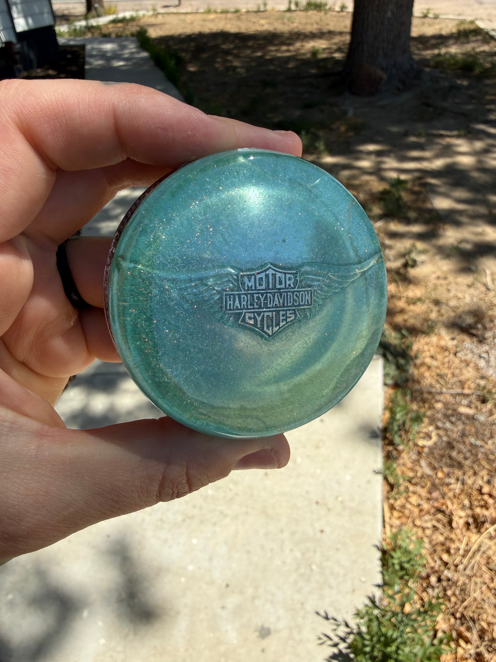 Green Glow Harley Bayonet Gas Cap