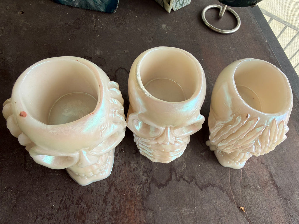 Opal "Hear No Evil, Speak No Evil, See No Evil" Tealight Set