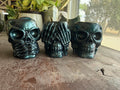 Green/Blue "Hear No Evil, See No Evil, Speak No Evil" Tealight Set