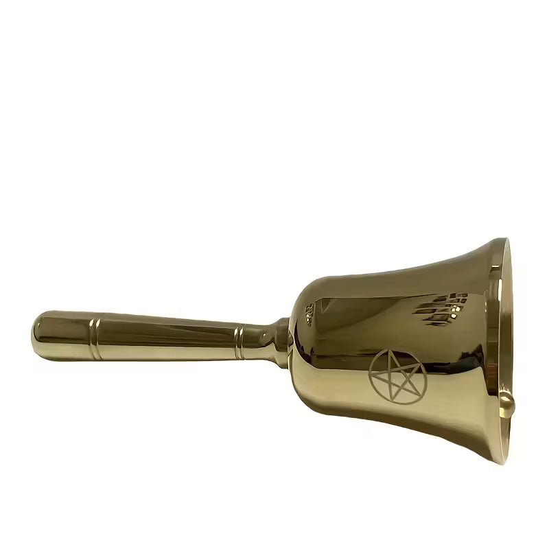 Gold Pentagram Alter Bell