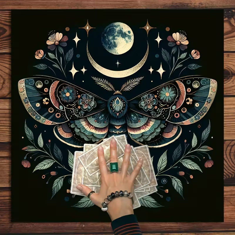 Moon Phase Moth Alter Cloth