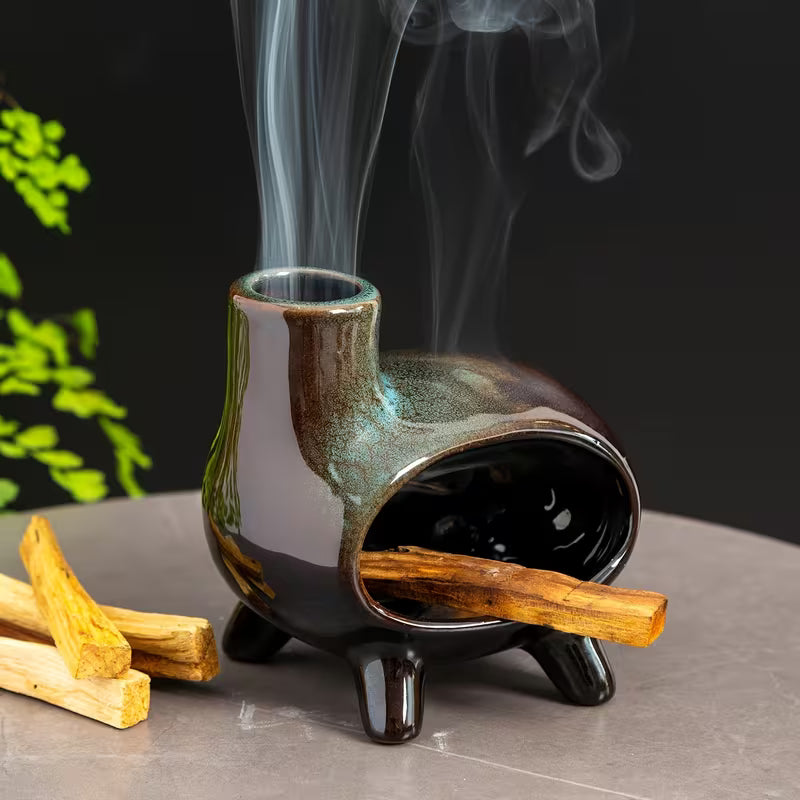 Ceramic Smudge Burner Holder