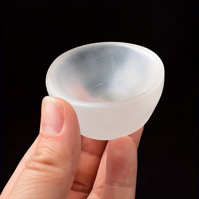 Natural Crystal Selenite Bowl