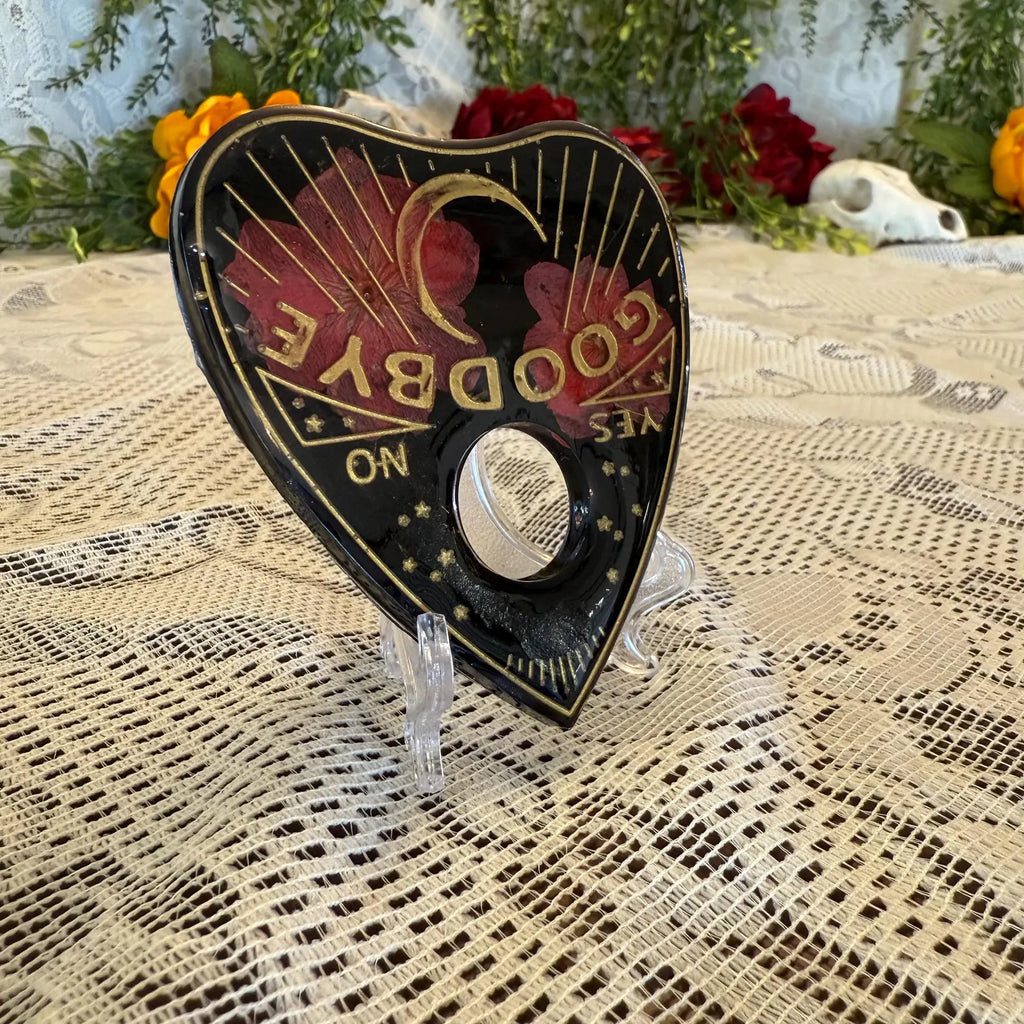 Black & Gold Ouija Board & Planchette Set