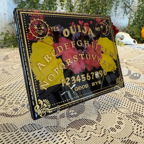 Black & Gold Ouija Board & Planchette Set